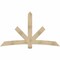 Ekena Millwork Alberta Rough Sawn Timber Gable Bracket, Douglas Fir, 84"W x 49"H x 2"D x 6"F, 14/12 Pitch GBW084X49X0206ALB00RDF - alternate 1